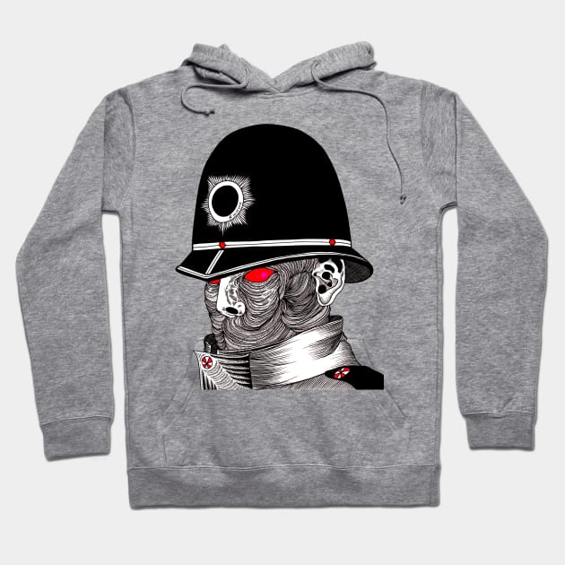 Creepy Police Hoodie by FUN ART